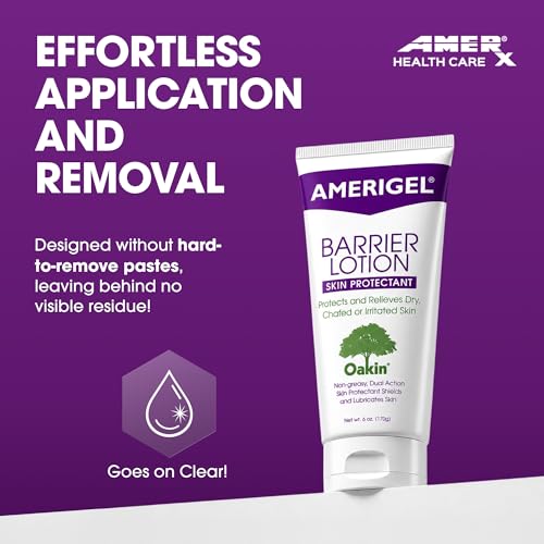 Amerigel Barrier Lotion 6 oz Skin Protectant for Chafed, Cracked Skin — Pack of 1