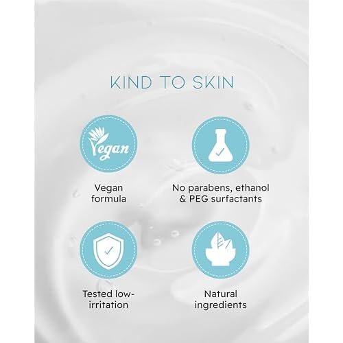 Beyond Angel Aqua Korean Moisture Barrier Toner (16.9fl oz) - Moisture Barrier Strengthening for Sensitive Skin, Vegan Formula. Chervil, Hyaluronic Acid, PHA, Ceramide.