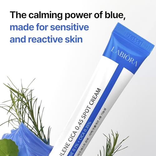 CARE CREAM with AZULENE CICA for Sensitive & Uneven Skin, Calming & Barrier Support with Centella Asiatica, Guaiazulene, Tea Tree Liposome & 6 Types of Hyaluronic Acid, 0.67 fl oz
