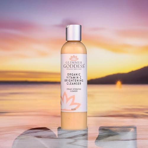 Glimmer Goddess Organic Vitamin C Facial Cleanser for Dark Spots - 8oz