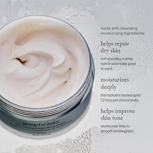 goop Body Butter for Dry Skin – Nourishing Shea & Botanical Extracts, 6.1 fl oz - Variation 1