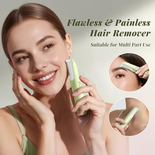 Dermaplane Razor for Women Face & Body Hair Removal - Green Variation