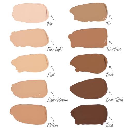 T.C.E This Covers Everything Super Coverage Serum Makeup with Peptides (Tan, One Size)