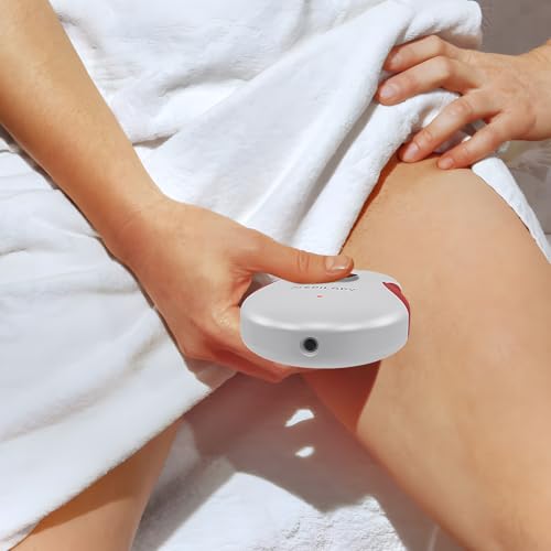 Epilady Legend 4 Rechargeable Epilator - Red & White, Hair Removal for Women