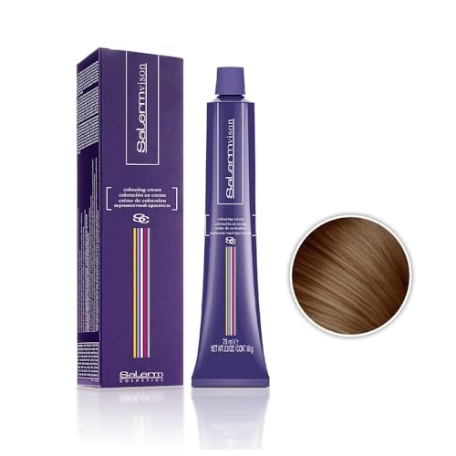 Salermvison Hair Coloring Cream Dark Blonde #6 - 2.3 Fl Oz Pack of 2