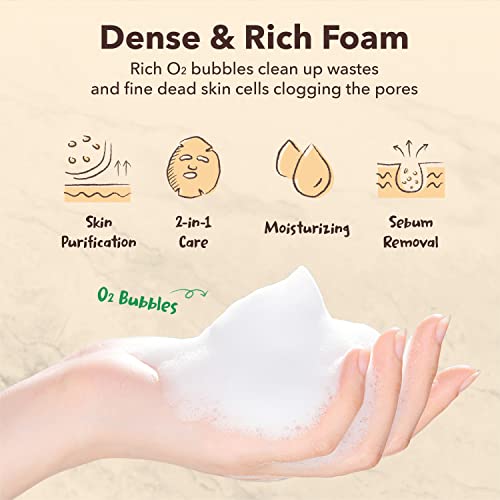 Purederm Deep Purifying O2 Bubble Mask Charcoal & Green tea (15 Pack)