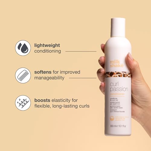 milk_shake Curl Passion Conditioner 10.1 Fl Oz for Long-Lasting Curly Hair