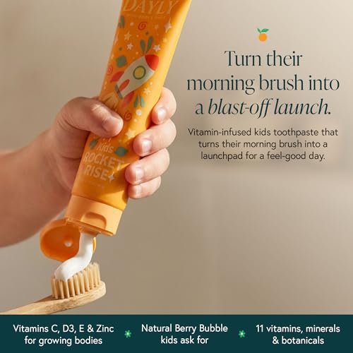 Kids AM Toothpaste Berry Bubble - Nano Hydroxyapatite Daily Kids Oral Care