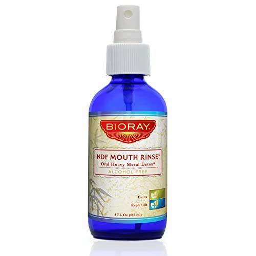 BIORAY NDF Mouth Rinse - Alcohol-Free Oral Detox & Detoxification, 4 fl oz