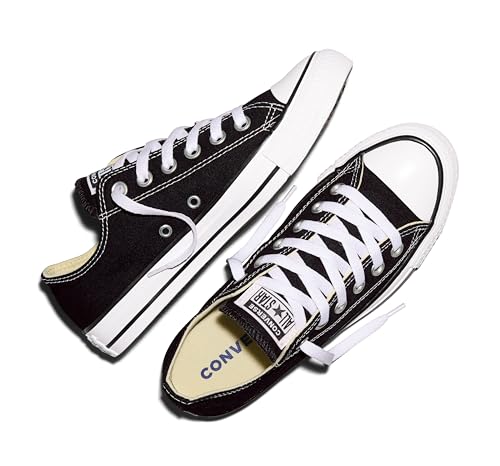 Converse Chuck Taylor All Star Low Top Sneakers - Unisex Black, Size 13 Women/11 Men