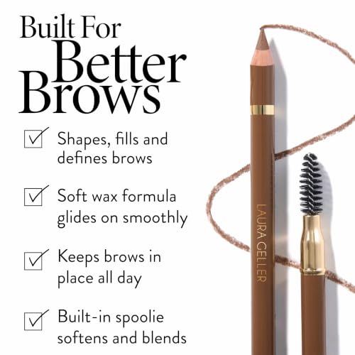 Bravo Brows Soft Pencil & Brush Blonde - Waterproof Eyebrow Pencil