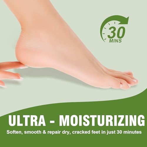 TEAWOO Moisturizing Foot Masks with Shea Butter & Jojoba Oil - 36 Pairs