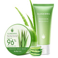 Hydrating Aloe Vera Gel Set - 2 Pieces, 200g & 114g Natural Moisturizer