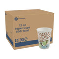 Dixie PerfecTouch 12 oz Disposable Coffee Cups - 500 Count, Insulated, No Foam, Haze Design