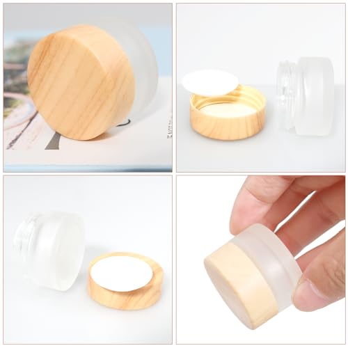 Olutacot 64 pcs 5g Glass Cosmetic Jars with Leakproof Lids - Travel & Storage