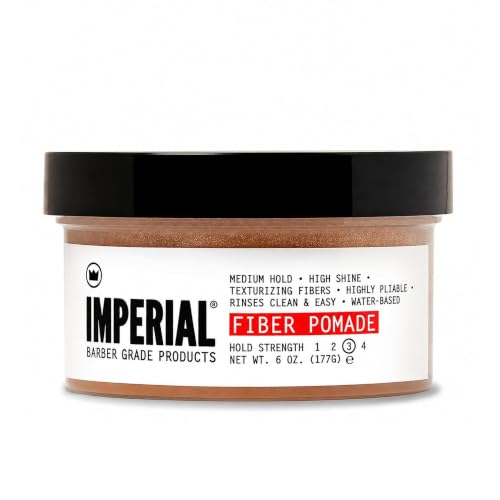 Fiber Pomade - Medium Hold Hair Styling Product with Custom Texture & Shine, 6 oz - Variation of THIS listing