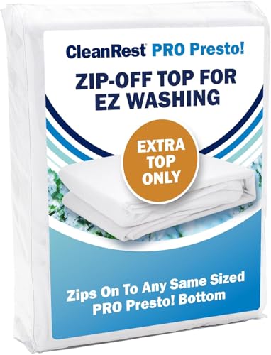 CleanRest PRO Presto! Queen Mattress Encasement Bundle with Extra Top - Waterproof Allergen & Bed Bug Protection
