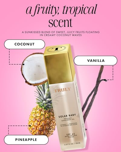 Truly Beauty Solar Baby SPF 45 Invisible Sunscreen Oil for Sensitive Skin