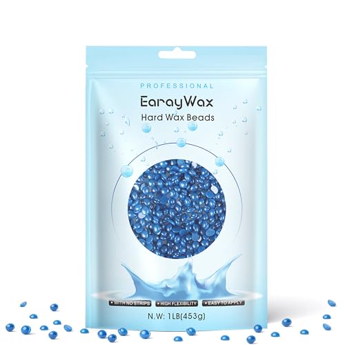 Hard Wax Beads, 1lb, Wax for Coarse Hair Removal, Sensitive Skin, Full Body, Women and Men