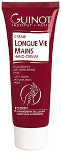 Guinot Vital Hand Care Cream with Brightening & Nourishing Benefits - 2.5 oz