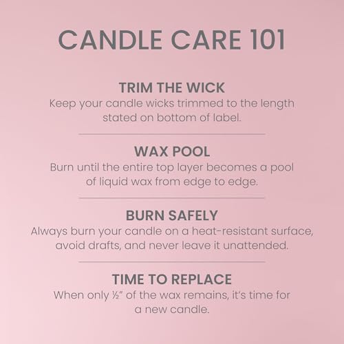 Vanilla Cupcake Scented Candle Pack of 4 - Large 22oz Jar, Up to 150 Hours Burn Time