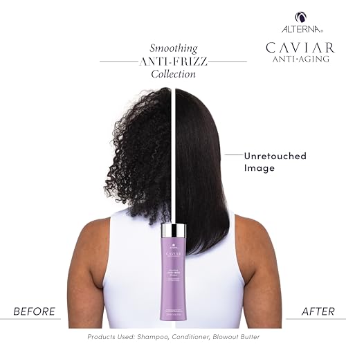 Anti-Aging Smoothing Anti-Frizz Shampoo for Medium & Thick Hair - Green Tea & Bergamot 8.5 Fl Oz