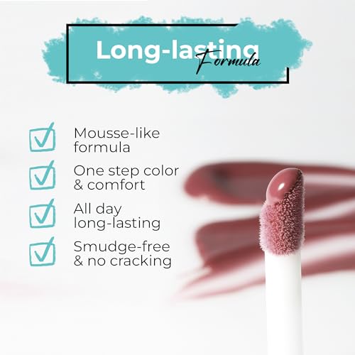 Ofra Velvet Matte Liquid Lipstick Mauve Pink Nude - Long-Lasting Lip Color