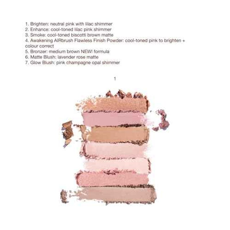 Charlotte Tilbury Instant Look in a Palette - Powder Face Makeup for Eyes & Cheeks - Powder Bronzer, Highlighter & Blush for the Perfect Summer-Fresh Glow - Pretty, Glowing Beauty