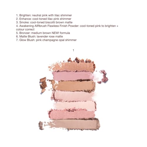 Charlotte Tilbury Instant Look in a Palette - Powder Face Makeup for Eyes & Cheeks - Powder Bronzer, Highlighter & Blush for the Perfect Summer-Fresh Glow - Dreamy, Bronzed Beauty