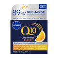 NIVEA Q10 Energy Night Cream for Face - Hydrating Anti-Wrinkle Moisturizer, 50ml
