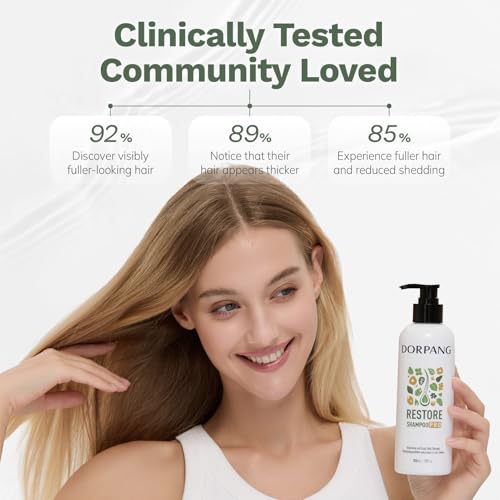 DORPANG Peptide Hair Growth Shampoo - Thinning Hair & Scalp Balance - Restore Shampoo - 355ml