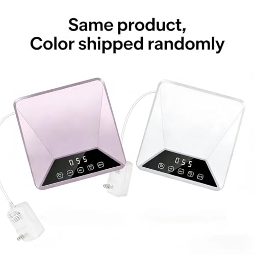 78W UV LED Nail Lamp with Adjustable Telescopic Stand, Corded Nail Dryer for Gel Nails, 39 LEDs, 30/60/99/180s Timers, Removable Base for Home & Salon