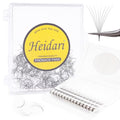 Heidari Handcraft Promade Eyelashes Extension Ideal for Professional Lash Salon, Collection 3D-20D, C CC D DD Curl, Thickness 0.03~0.1mm, Length 8-20mm, Long Lasting,Easy Application 10D-0.03 D 10 mm