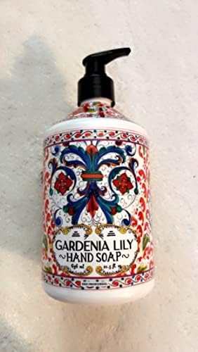 Sicilian Deruta Hand Soap Collection - 4 Bottles, Italian Citrus & Floral Scents