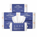 Ourmed Life Face Towels, Disposable Biodegradable Clean Facial Wash Cloth for Sensitive Skin, Lint- free Facial Towels for Cleansing, Skincare and Makeup Remover, Dry Wipes, 600 Count