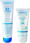 Salerm 21 Hair Repair Shampoo & Leave-In Conditioner Duo Kit for Damaged Hair