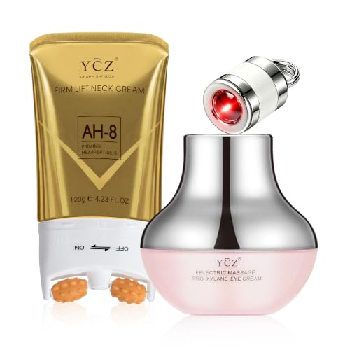Ycz AH-8 Neck Firming Cream & Red-Glow Electric Eye Care Set