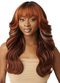Outre Lace Front Wig - Melted Hairline Mandisa Chocolate Swirl - Glueless, Pre-Plucked, Deep Parting
