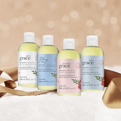 philosophy amazing grace nourishing in-shower oil ? with skin-loving oils ? skin hydration that lasts all day
