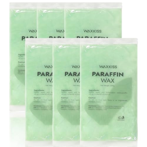 Paraffin Wax for Hand and Feet, 6 Packs Aloe Vera Paraffin Wax Refills for Paraffin Baths Moisturizing and Hydration