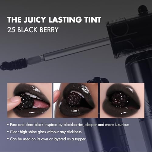 Rom&nd Black Lip Trio Limited Edition K-Beauty Set | Authentic Glossy, Matte & Liner | Hydrating, Buildable, Versatile Makeup Kit
