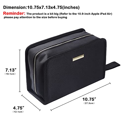 ROWNYEON Lipstick Organizer Case Lipstick Holder Portable Lipstick Bag Travel Makeup Bag Cosmetic Case Large Capacity Lipstick Carrying Case Makeup Artist Lip Gloss Storage Bag