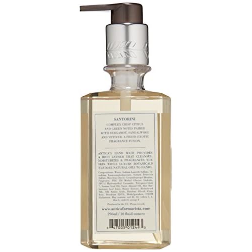 Antica Farmacista Hand & Body Wash - Luxury Nourishing Body Wash - Hydrating Hand Cleansing Wash - Bath & Body Gift - Santorini, 10 fl oz