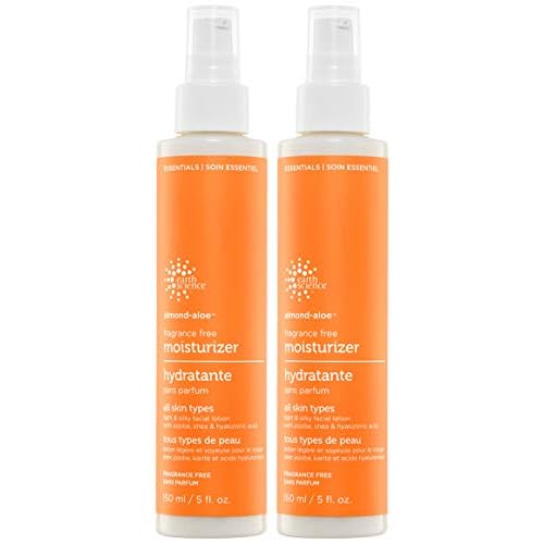 Earth Science - Fragrance-Free Almond-Aloe Moisturizer, 2 Pack (5 fl. oz.)