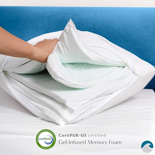 Adjustable Memory Foam Pillow - 20 Heights, Firmness Options - Standard