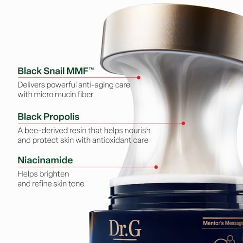 Dr.G Black Snail Face Cream - Deep Nourishing Moisturizer for All Skin Types