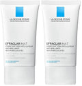 Effaclar Mat Oil-Free Face Moisturizer for Oily Skin with LHA & Pore Minimizer - 2 Pack 1.4 Fl Oz