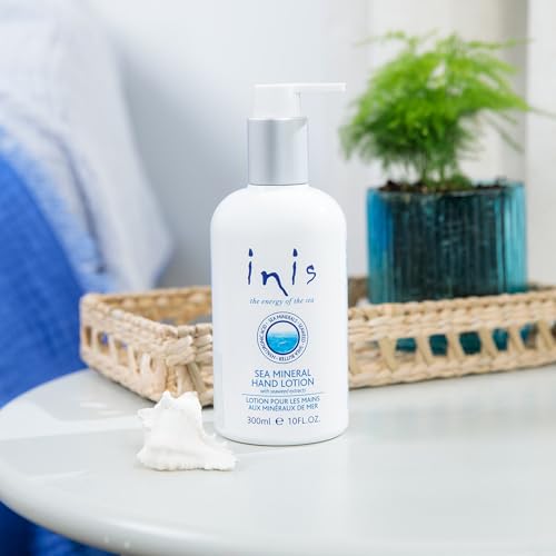 Sea Mineral Hand Lotion for Dry Skin - Hydrating Shea & Seaweed Extracts, 10 fl oz