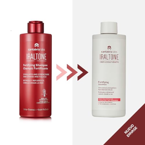 Cantabria Labs IRALTONE Fortifying Hair Shampoo 400ml – Stimulates & Strengthens Hair
