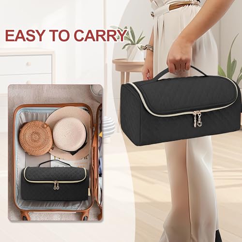 Black Travel Carrying Case for Supersonic R Hair Dryer - Yarwo